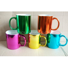 Tasse en céramique métallisée, tasse en céramique couleur métallisée